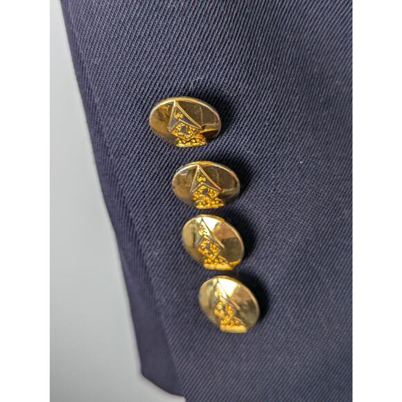 Austin Reed Wmns Blazer Sz 14 90's Vtge Dark Navy See photos condition notblack - Picture 7 of 12